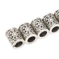 thumbnail image 3 of 5 Piezas Cuentas de Barba Vikingas Cuentas de Tubo de Pelo Nórdico Antiguo de Metal para Colgante de Pulsera de Trenzado de Cabello, 3 of 8