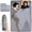 Double (Fits 2 People) - Gray with Zipper, variant on Tough Outdoors Sleeping Bag Liner - Adult Sleep Sack & Travel Sheets - Lightweight Camping Gear