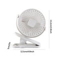 thumbnail image 2 of 100Fens Fan Of The Clip 6 Inch,Small Fan With 3 Speeds With A Strong Fl Ow Of Usb Mini Mute Clip Fan, 2 of 6