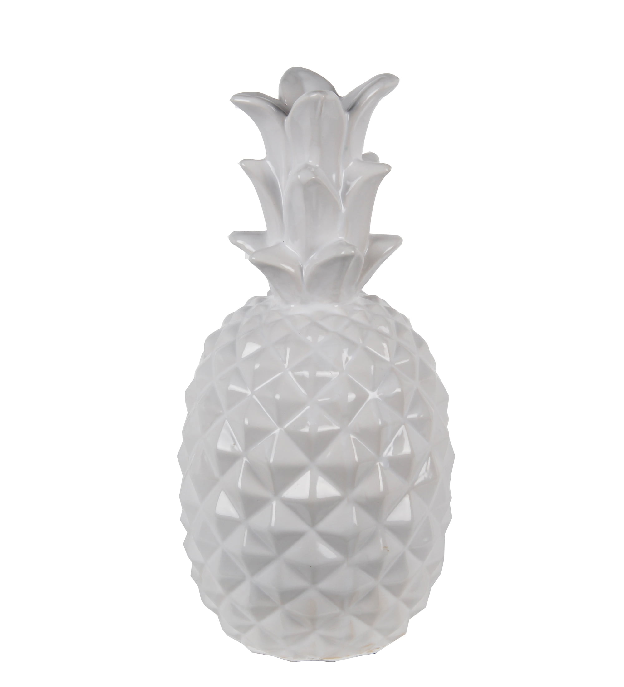 Large White Ceramic Pineapple