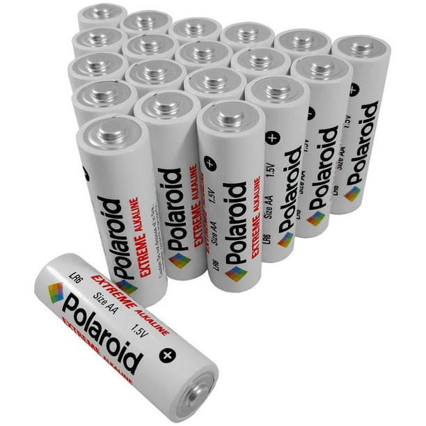 Polaroid Aa Batteries Extreme Alkaline 20 Pack Walmart Com