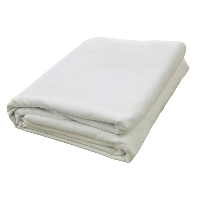 Ak Trading Co. Tela De Muselina/Textil Blanqueada - Tela Drapeada - Blanco Blanqueado 10 Yardas Peso Medio - 100% Algodón (60 Pulgadas De Ancho)