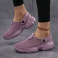 thumbnail image 5 of Women's Breathable Beach Slide Sandals with Hollow-Out Mesh Design, 5 of 9