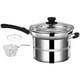 thumbnail image 3 of 1 Juego de olla de acero inoxidable, colador de Pasta, cesta, olla para espagueti, olla para freír, 3 of 6
