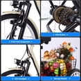 thumbnail image 5 of 250W Electric Bike，24" 3 Wheel Folding Electric Bicycle for Adults,36V Removable Battery, 5 of 7