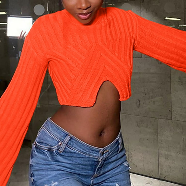 REORIAFEE Fall Aesthetic Clothes for Women Autumn Winter Sweater