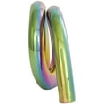 thumbnail image 6 of 12" x 8" Multi Colored Ceramic Looped Abstract Sculpture with Rainbow Shimmer Finish, by DecMode, 6 of 9