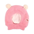 thumbnail image 4 of Sombrero de disfraz de gato con orejas gruesas y adorables para mascotas pequeñas, orejeras para fiesta Rosa, 4 of 8