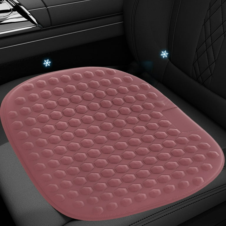 Gel Seat Cushion 2.4 Inch Thick, Double Thicken Layer, Relief Tailbone Pressure, Breathable Honeycomb Design Gel Cushion With Washable Non-Slip Cover For Office Chair, Car Seat, Wheelchair