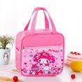 thumbnail image 1 of Sanrio-Bolsa de comida con aislamiento Kawaii para niños, fiambrera portátil con dibujos animados, My Melody Kuromi, 1 of 3