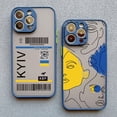 thumbnail image 4 of Ukraine Map Flag Love Heart Pattern Phone Case For iphone 15 14 11 12 13 Pro Max Mini X XS XR 7 8 Plus SE2 Blue Shockproof Cover blue Ukraine 5 for iphone 11pro, 4 of 6