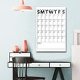 thumbnail image 3 of Ready2HangArt  Modern Dry Erase Monthly Calendar on ArtPlexi 16 In. H X 12 In. W, 3 of 5