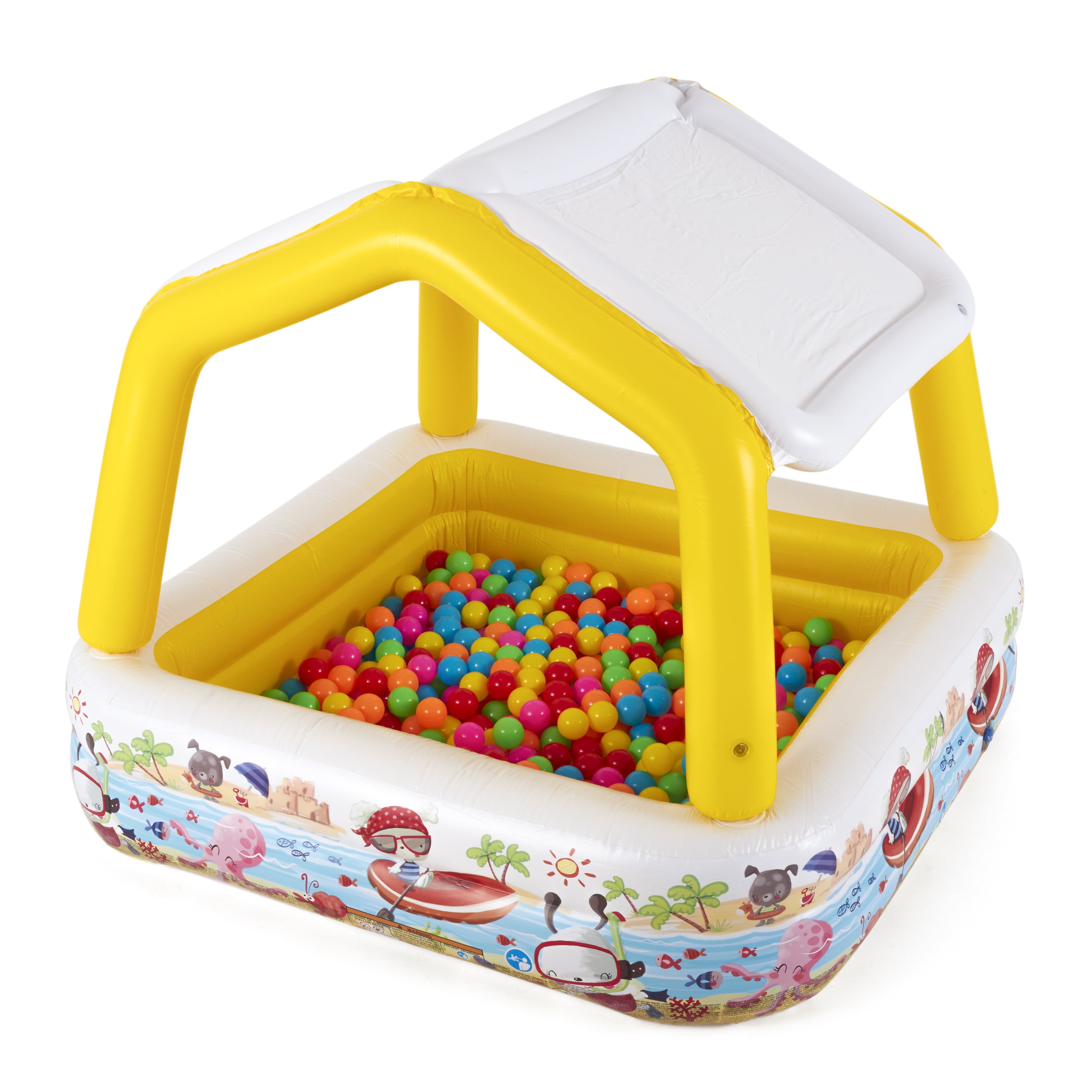 Kiddie pool sale with canopy