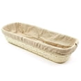 thumbnail image 3 of Vollum Bread Proofing Basket Banneton Baking Supplies for Beginners & Professional Bakers, Handwoven Rattan Cane Bread Maker for Artisan Breads, 15.5 x 6 x 3.5 Inch, 3-Pound Rectangular Brotform, 3 of 7