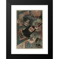 thumbnail image 2 of Utagawa Kunisada (Toyokuni III) 11x14 Black Modern Framed Museum Art Print Titled - The Military Tales of Han and Chu: Fan Kuai of the Han (C. Late 1820s), 2 of 5