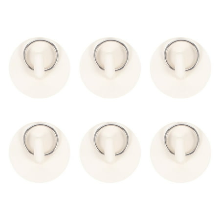 

NUOLUX 8pcs Sink Drain Stoppers Rubber Bathtub Stoppers Washbasin Plugs with Pull Rings
