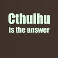 thumbnail image 3 of CafePress - Cthulhu Is The Answer Dark T Shirt - Men's Classic Graphic Cotton T-Shirt, 3 of 4