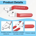 thumbnail image 3 of Uxcell Lever Handle for Ball Valve, Metal Valve Handle with Hole for Outdoor Faucet Replacement Repair Hose Bib Red 1 103mm, 3 of 7