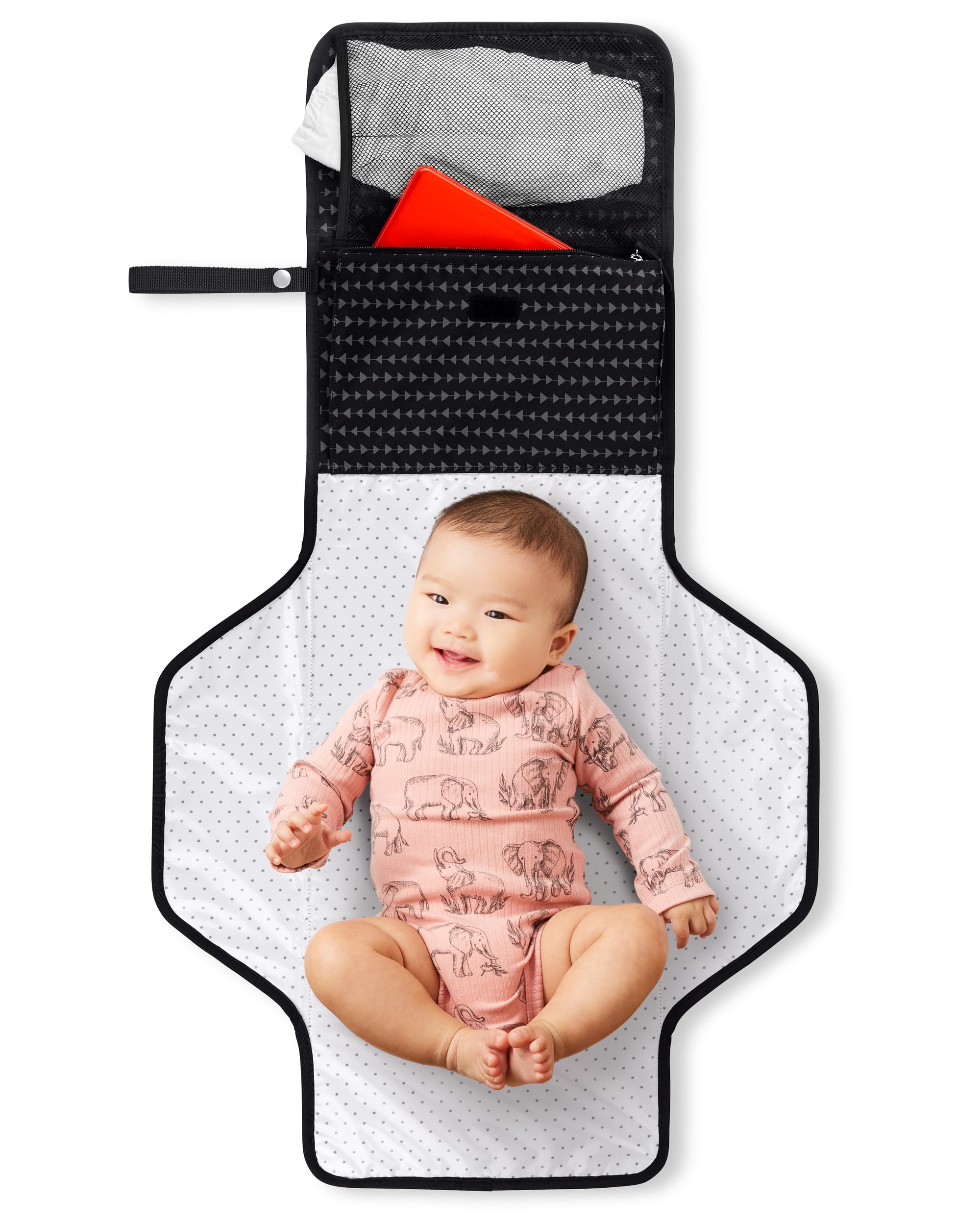 Skip Hop Express Baby Changing Station With Wipes Case, Gray, For All Age Groups