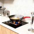 thumbnail image 3 of Evjurcn Silicone Splatter Screen Foldable Grease Splash Guard Oil Splatter Guard Dishwasher Safe for 10/11/12 Inch Frying Pan, 3 of 10