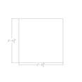 thumbnail image 2 of 34" Small Square Table Square Metal Base Conference Room Breakroom, 2 of 5