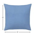 thumbnail image 4 of Casual Cushion Solid Sunbrella® Fabric 1-Piece Outdoor Throw Pillow, 15"W x 15"L, Cast Ocean, 4 of 5