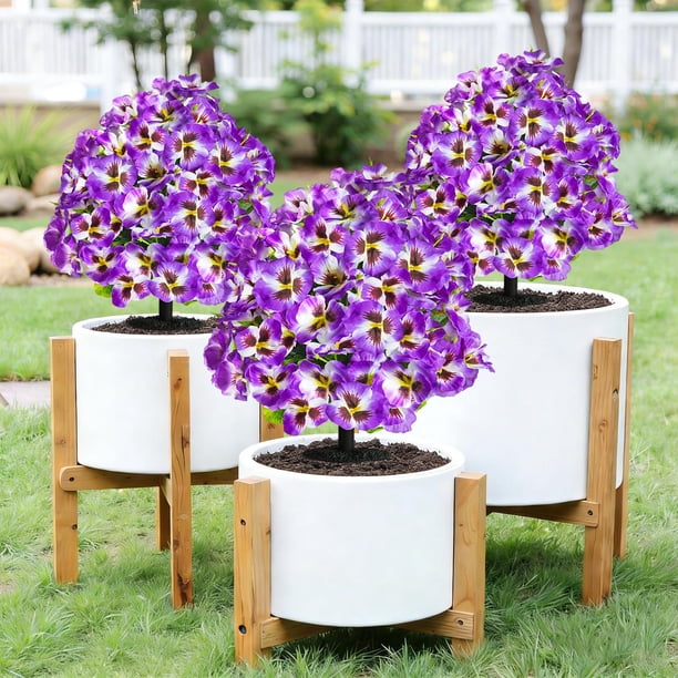 Inserto de suelo de plástico C, mariposas artificiales, orquídeas, flores artificiales, decoración de suelo, boda, jardín, exterior, mariposas, orquídeas, flores artificiales, decoración del hogar, de