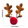 thumbnail image 3 of Teissuly Christmas Car Decorations Car Antlers, 3 of 6