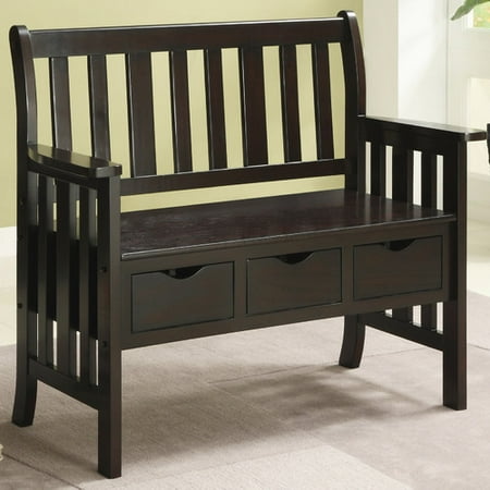 Nspire Wood Storage Entryway Bench
