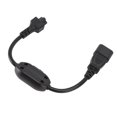 thumbnail image 1 of Cable Adaptador C14 Macho A C5 Hembra ANGGREK Resistente Al Agua Para Altavoz Lámpara de Escritorio, 1 of 7