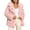 F01-Pink, variant on FYDUU Women's Jacket Winter Warm Coat Long Sleeve Jacket Lapel Collar Outwear Trench Coats Solid Color Soft Warm Outerwear Soft Outerwear Coats