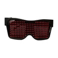 thumbnail image 1 of Control De Aplicación De Anteojos LED Bluetooth Para Raves Fun Flashing Display Texto Rojo Sunnimix cosplay anime bluetooth, 1 of 8