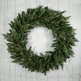 thumbnail image 5 of Northlight Pre-Lit Blue Spruce Artificial Christmas Wreath with Clear Lights, 5 of 8