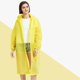 thumbnail image 1 of Typpkmm 3-in-1 Long Raincoat, Waterproof Adult Poncho, Hooded Outdoor Shell, Yellow-1, 1 of 6