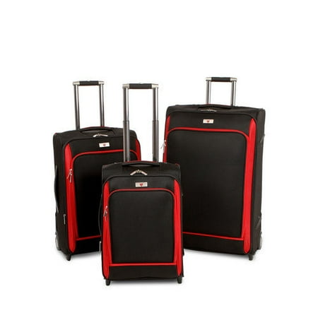 Swiss Legend 3 Pieces Expandable Wheeled Luggage Set