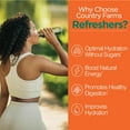 thumbnail image 4 of Country Farms Refreshers, Hydration Booster, Electrolytes, Super Greens, Superfoods, Energizing, Digestion, Minerals, Tropical Mango flavor, 6.98 oz, 30 Servings, 4 of 6