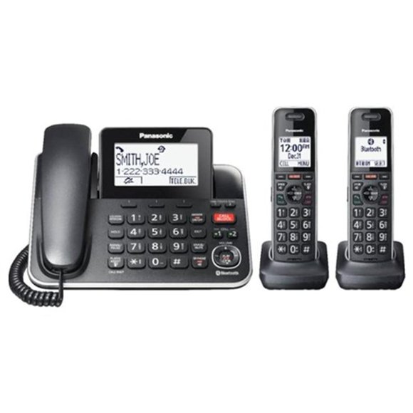 Teléfono Alámbrico E Inalámbrico Panasonic Kx-tgf882 negro 1