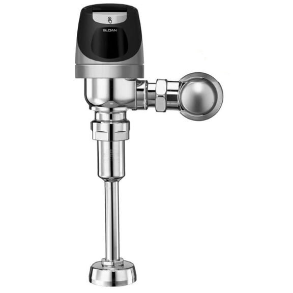 Sloan SOLIS 8186-0.25 SOLIS Exposed, Solar Powered, Automatic Urinal Flush Valve - 0.25 GPF High Efficiency