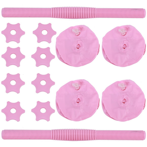Mancuerna llena de agua Jadeshay para mujer PVC rosa 626 g