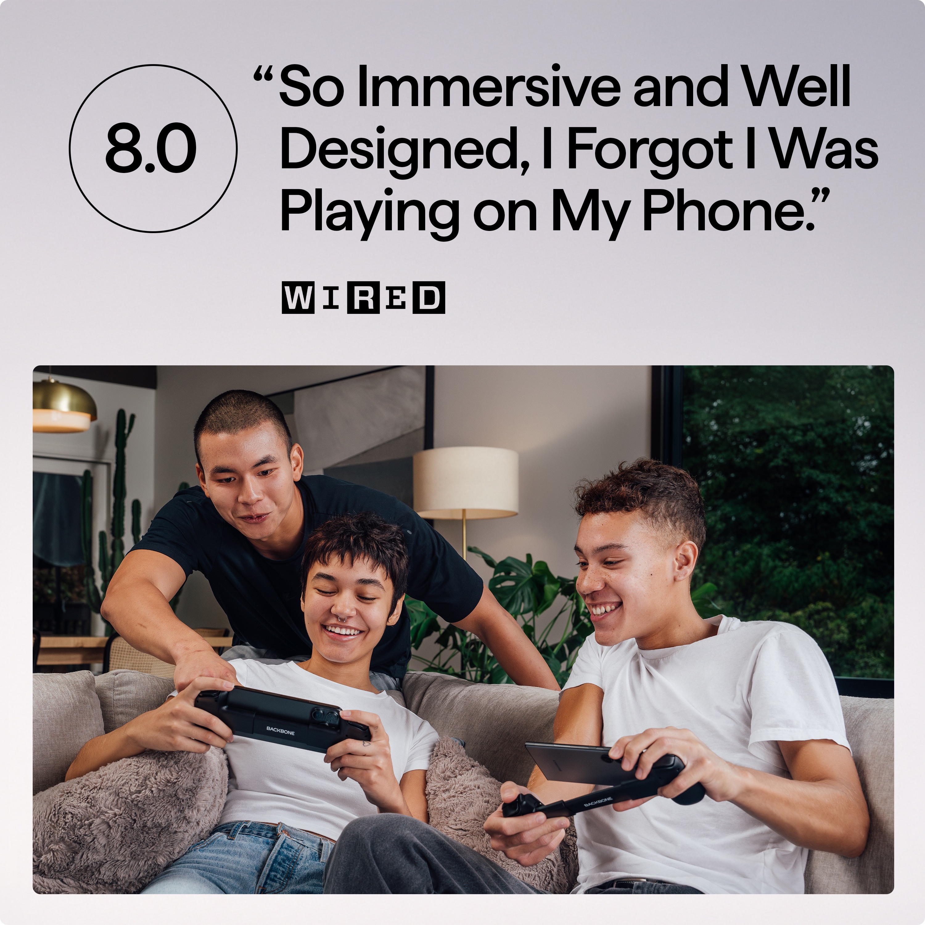 Backbone One - Edición PlayStation (USB-C) - Control de juegos móvil para Android y iPhone serie 15/16 - Blanco 8