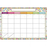 Smart Confetti Calendar Chart Dry-Erase Surface