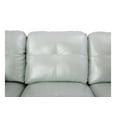 thumbnail image 6 of Ainehome Furniture Silver Green Leather Sectinal Sofa Set, L-Shaped Modern & Contemporary Sofa with Chaise Storage Ottoman for Living Room Furniture - Right Hand Facing, 6 of 7