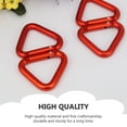 thumbnail image 6 of Assorted Color Triangle Buckles with Aluminum Hooks for Outdoor Use Durable and Sturdy 4Pcs, 6 of 6