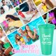 thumbnail image 5 of Vaso Skylety, 96 unidades, regalo de agradecimiento, 700 ml, con tapa y pajita, 5 of 7
