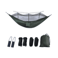 thumbnail image 1 of Hamaca Portátil Para Camping Con Mosquitera Transpirable Verde Oscuro, 1 of 5