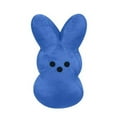 thumbnail image 2 of Easter Bunny Peeps Bunny Plush Toys Cute Bunny Plush Doll Bunny Plush Stuffed Animal Pillow Easter Decoration Room Decoration Plush Toys Gift (Purple), 2 of 16