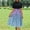 A_Red, variant on Women's Striped Print Mock Neck Midi Dress Tie Waist Short Sleeve Flowy Sundress Casual Summer Work & Daily Wear Dress Wine L