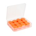 thumbnail image 1 of 12Pcs Silicone Mud Earplug Waterproof Ear Plugs for Sleeping Swimming Noise Reduction Ear Protection Swimming Pool Accessories 12 PCS-Orange, 1 of 6