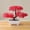 Red, variant on JUSEO Artificial Potted Plant Bonsai Tree Decorative Indoor Tabletop Living Room Home Arrangement Orange