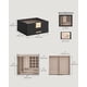 thumbnail image 5 of Joyero SONGMICS de 2 capas con tapa de vidrio para joyas grandes y pequeñas, 5 of 6